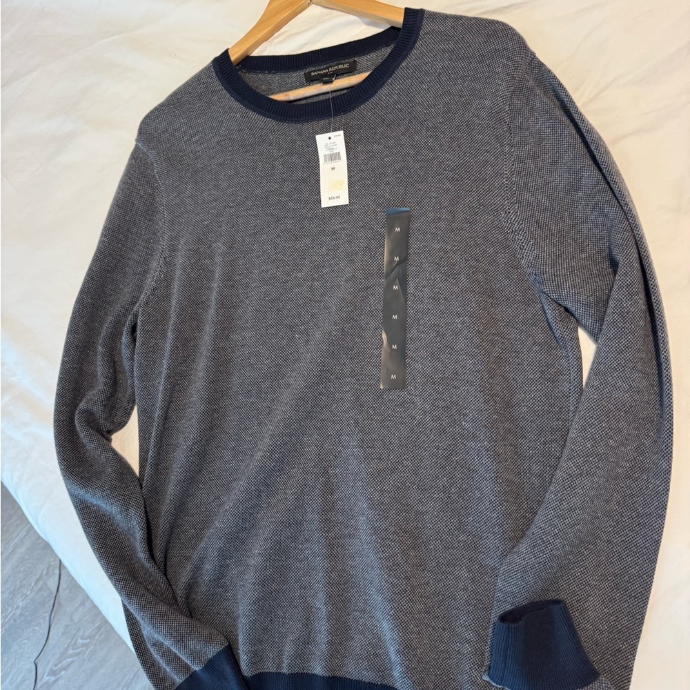Banana Republic Blue Crewneck Sweater
